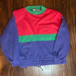 80s true vintage sweatshirt with shoulder pads